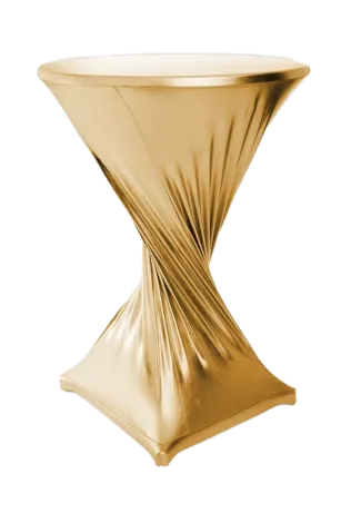 Stretchhusse Gold 1 teilig.