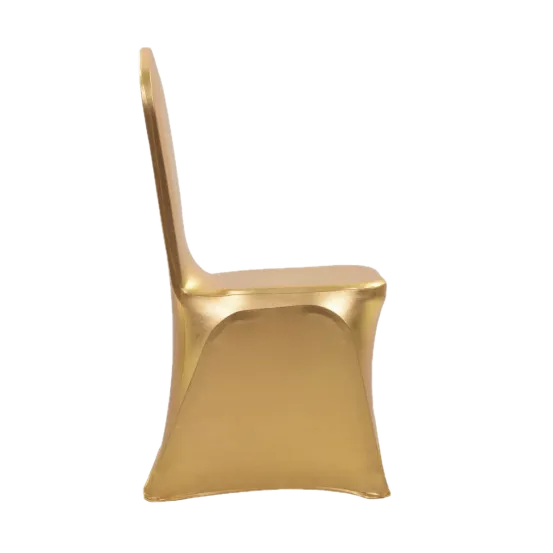 Stretchhusse Stuhl Gold