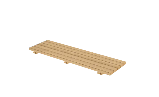 Holzboden 0,5 x 1 m ( Standard )  