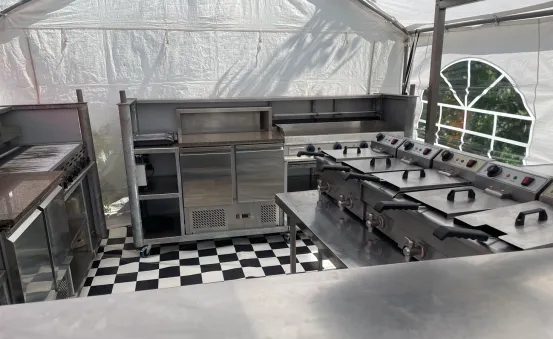 Friteuse doppelt