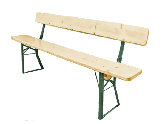 Bierzeltbank mit Lehne ( Standard )
