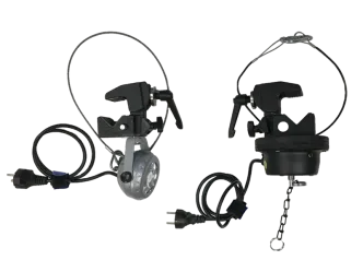 Spiegelkugelmotor mit Lampe klein  