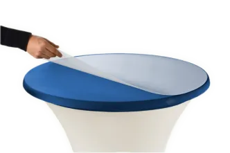 Plexiglasauflage Stehtisch