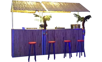 Bambus-Theken-Kombi