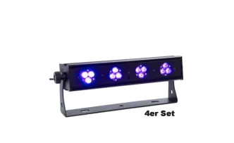 4er Set Schwarzlicht LED ( Blacklight - UV )