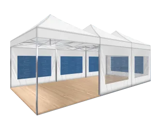 Faltzelt 3 x 9 m