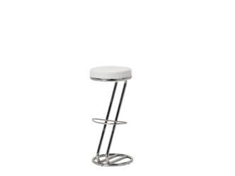 Barhocker Z-Fuss wei&szlig;
