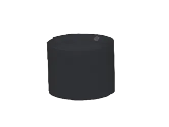 Regenrinne 3 m schwarz schwarz (Standard / K&uuml;chenzelt) 