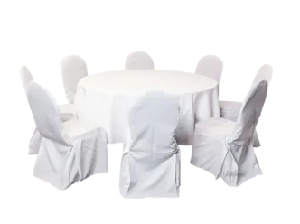 Dinnerset  8P. rund / Husse