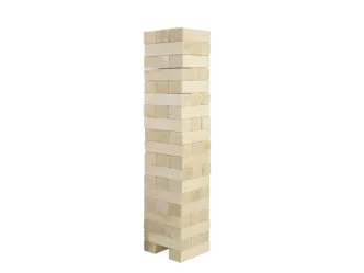 XXL Jenga Stapelturm