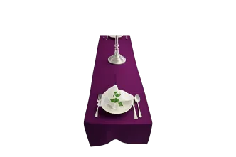 2er Tischl&auml;ufer aubergine