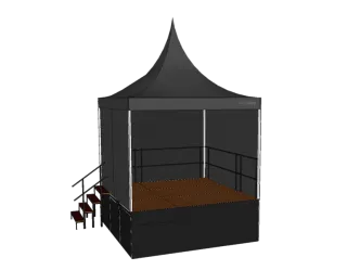 B&uuml;hne 3 x 3 m
