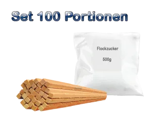Zuckerwatte Set 100 
