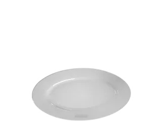 Teller oval Bianco 30 cm
