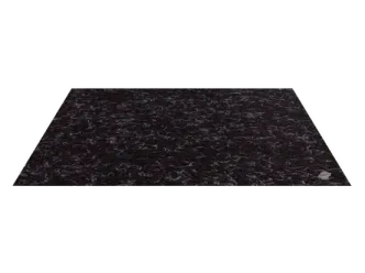 Teppichfliesen 2x1m schwarz