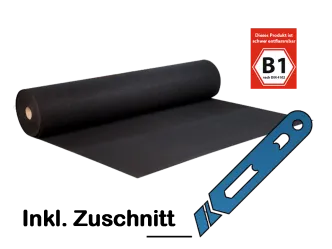 Eventteppich B1 schwarz pro m&sup2;