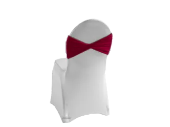 Stretchhusse Stuhl wei&szlig;