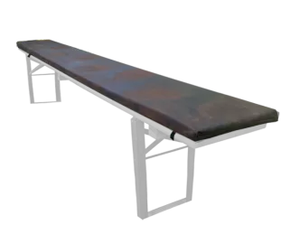 Polsterauflage Leder braun