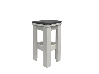  Woodlounge Barhocker mit Kissen