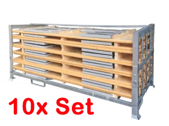 Bierzeltgarniturset 50 cm Gala 10er Set