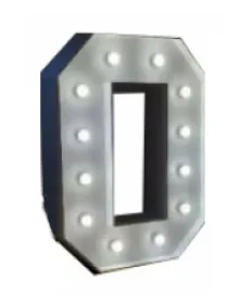 XXL Leuchtbuchstabe O