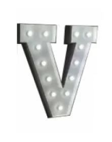 XXL Leuchtbuchstabe V