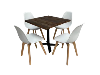 Industrial Bistrotischset 4P. Rivi&eacute;ra