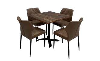 Industrial Bistrotischset 4P. Rivi&eacute;ra
