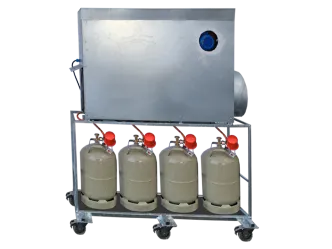 Zeltheizung Gas 