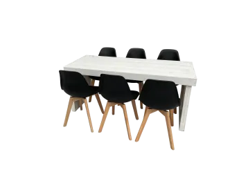 Chiavari Tischset wei&szlig;