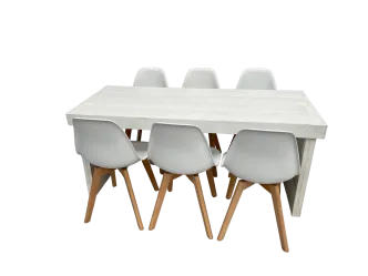 Chiavari Tischset wei&szlig;