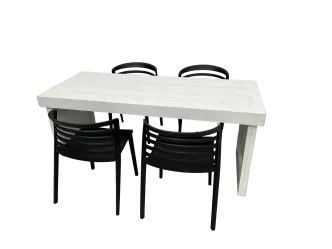 Chiavari Tischset wei&szlig;