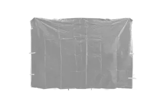 Seitenwand 3 x 3m ohne Fenster wei&szlig; f&uuml;r Cateringzelt (schwer) 