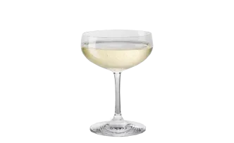 Champagner Coup&eacute; Glas