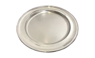 Silber Tablett Rund