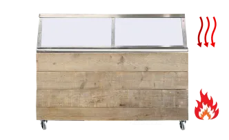 Ausgabetheke Wood warm + Hot Air