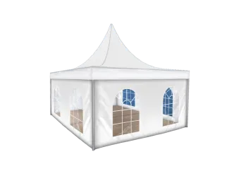 Pagode 5 x 5 m  mit Boden