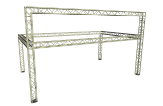Traversenstand 4 x 8 m Banner