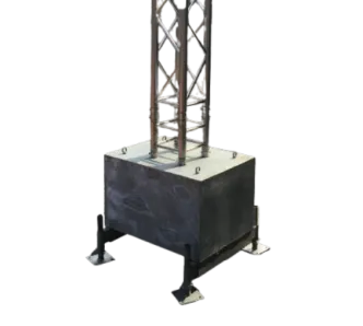 Spindelfu&szlig; SET f&uuml;r Eventgewicht 500 KG 