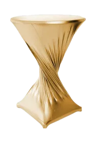 Stretchhusse Gold 1 teilig.