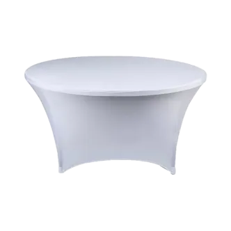 Stretchhusse Banketttisch D=120cm 