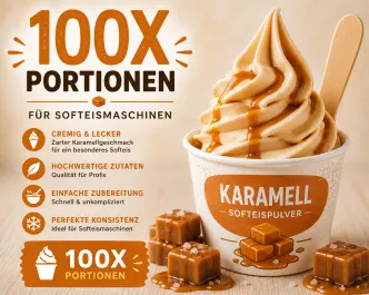 Softeis-Set Karamell