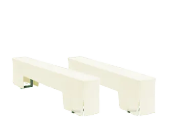 Wurfhussen Bank creme